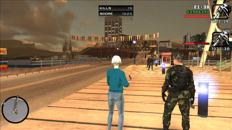 GTA San Andreas Zombie Apocalypse of The Walking Dead Roleplaying Style